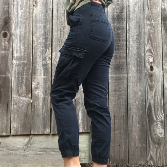 black cargo pant joggers - Picture 2 of 3